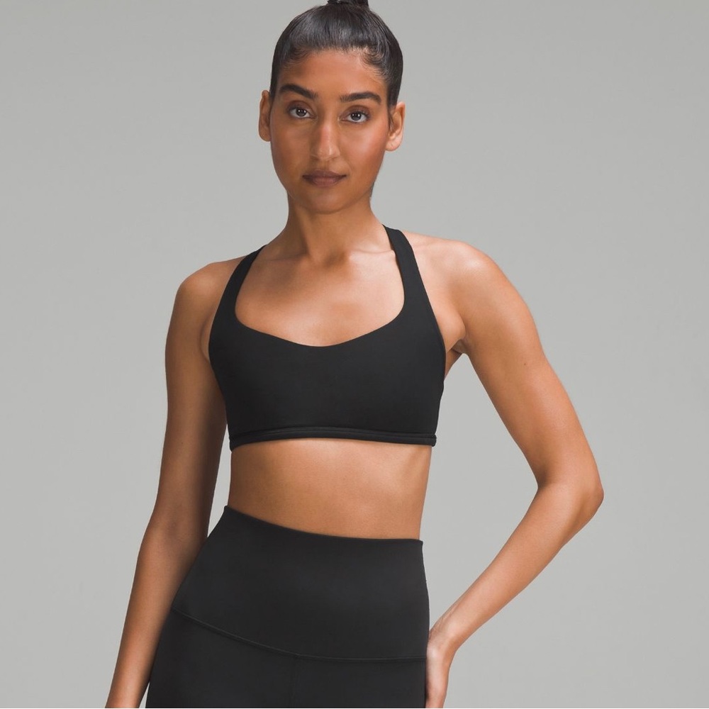 Lululemon Black Free To Be Wild Sports Bra (Size 6)